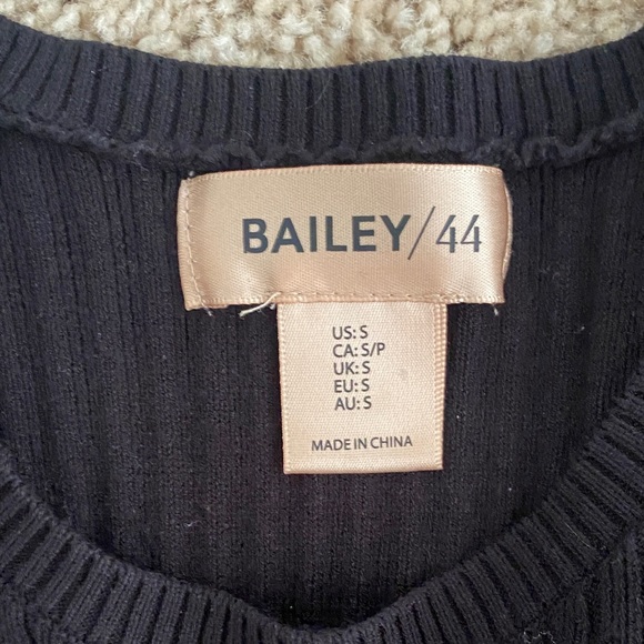Bailey 44 Midnight Ribbed Top - Picture 3 of 4